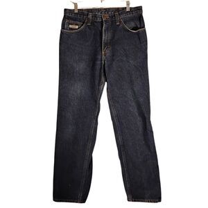 Diamond Gusset vintage jeans mens 34x34 blue denim straight leg made in USA